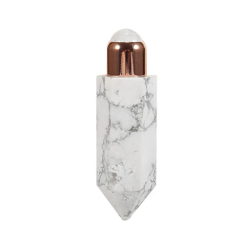Home Massage Roller With Crystal Jade - Bellarte Enchanté Home Massage Roller With Crystal Jade